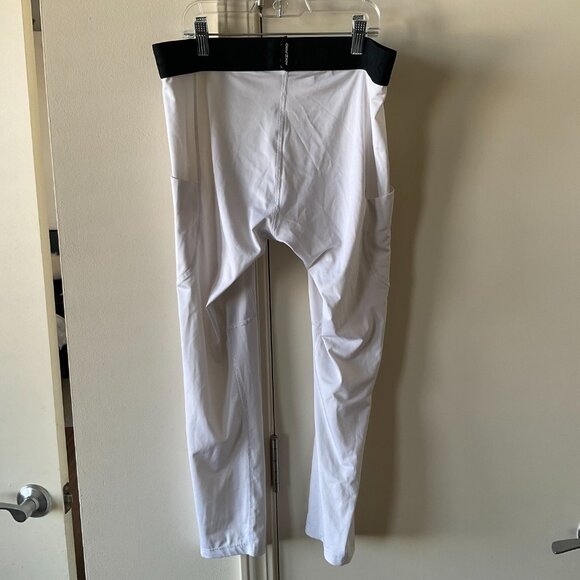 Nike Men's Pro Dri-FIT 3/4-Length Fitness White Tights XL - Picture 4 of 5